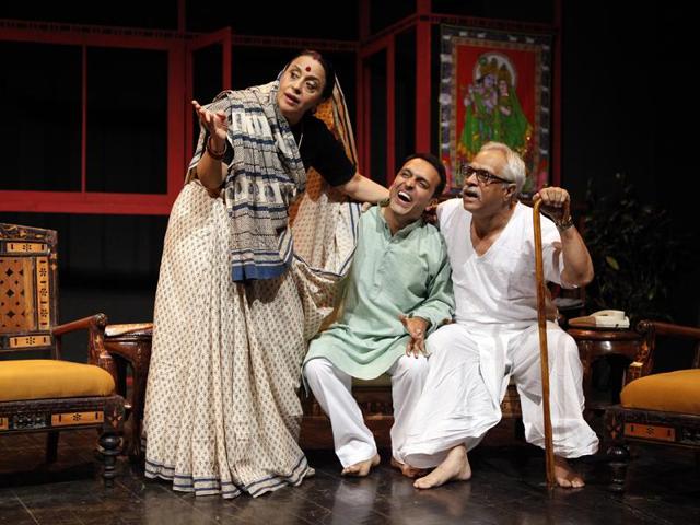 Still from the Hindi drama Namaste Jaishree Krishna. Still from the Hindi drama Namaste Jaishree Krishna.