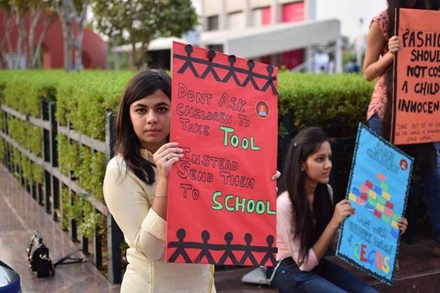 The social theme of Rendezvous 2015 was child labour. 