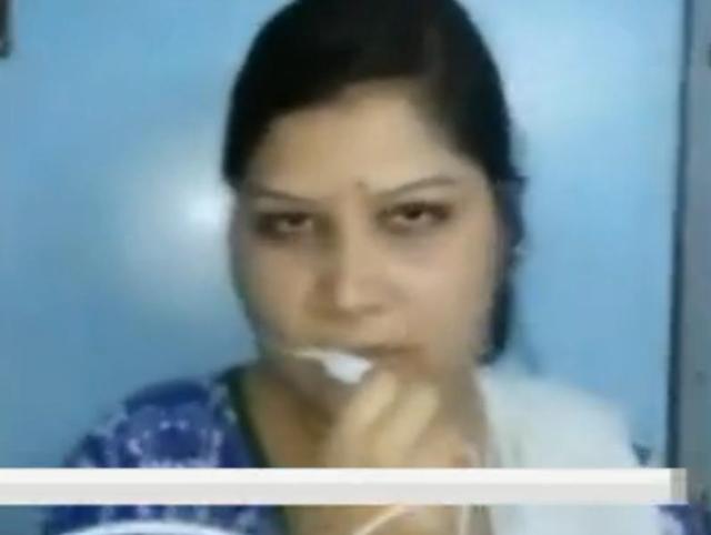 Authorities have registered a case against the woman’s family members, who are absconding, after the video surfaced online amid allegations that she is a victim of honour killing. (NDTV video grab) Authorities have registered a case against the woman’s family members, who are absconding, after the video surfaced online amid allegations that she is a victim of honour killing. (NDTV video grab)