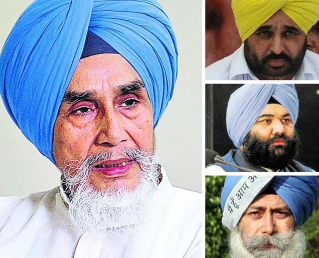 (Clockwise from left) The letter against Sucha Singh Chhotepur is signed or endorsed by 21 leaders, including MP Bhagwant Mann, legal wing chief Himmat Singh Shergill, and HS Phoolka. (HT Photos) (Clockwise from left) The letter against Sucha Singh Chhotepur is signed or endorsed by 21 leaders, including MP Bhagwant Mann, legal wing chief Himmat Singh Shergill, and HS Phoolka. (HT Photos)
