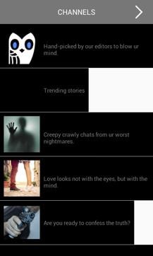 Hooked - the app with the creepy chat stories, for iOS and Android