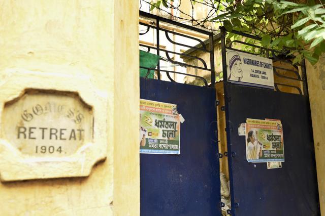 The house in Creek Lane where Mother Teresa lived before moving to Mother House (Samir Jana/HT PHOTO) The house in Creek Lane where Mother Teresa lived before moving to Mother House (Samir Jana/HT PHOTO)