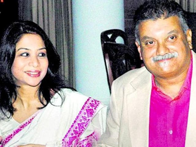 Indrani Mukerjea and her husband Peter Mukerjea(PTI File Photo)