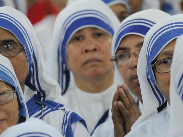 In 1946, while traveling by train from Calcutta to Darjeeling, she was inspired to found the Missionaries of Charity order. (Subhankar Chakraborty/HT PHOTO)