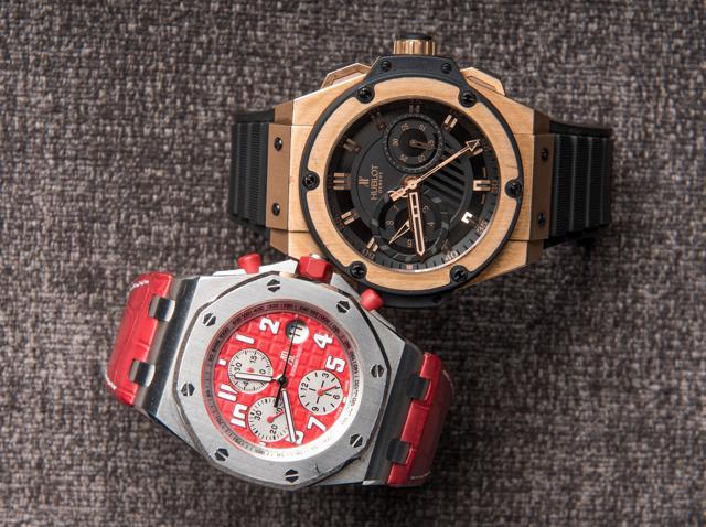 Audemars Piguet and Hublot watches (Photo: Aalok Soni/HT)