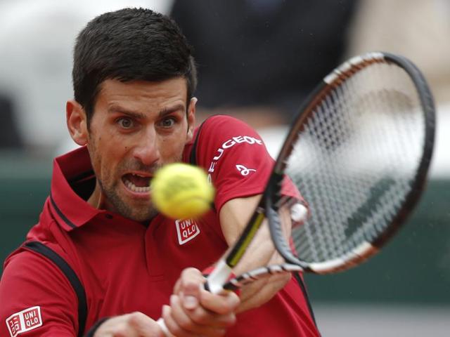 A file photo of Serbia's Novak Djokovic returning the ball to Austria's Dominic Thiem. (AP) A file photo of Serbia's Novak Djokovic returning the ball to Austria's Dominic Thiem. (AP)