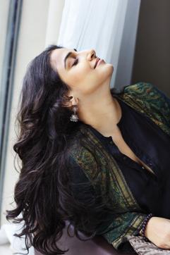 “As you grow up, you get in touch with your sensuality. Then it doesn’t matter even if you are wearing a tent!” Photos shot exclusively for HT Brunch by Rohan Shrestha; Location courtesy: JW Marriott Mumbai Sahar; Black kurta and green block-printed jacket by Rick Roy; Earrings: Vidya’s own. (Rohan Shrestha) “As you grow up, you get in touch with your sensuality. Then it doesn’t matter even if you are wearing a tent!” Photos shot exclusively for HT Brunch by Rohan Shrestha; Location courtesy: JW Marriott Mumbai Sahar; Black kurta and green block-printed jacket by Rick Roy; Earrings: Vidya’s own. (Rohan Shrestha)
