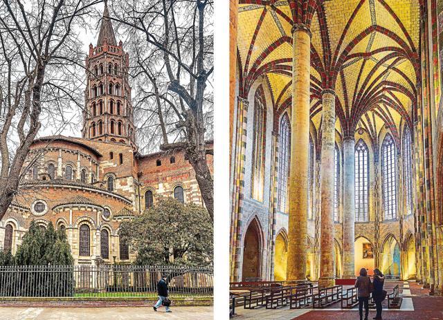 St Sernin Basilica is the largest Romanesque church in Europe; the tall palm tree-like pillars of the Toulouse Cathedral inspire awe in its visitors. St Sernin Basilica is the largest Romanesque church in Europe; the tall palm tree-like pillars of the Toulouse Cathedral inspire awe in its visitors.