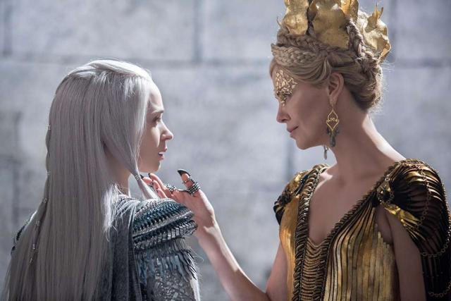 Emily Blunt and Charlize Theron in a still from The Huntsman: Winter’s War. Emily Blunt and Charlize Theron in a still from The Huntsman: Winter’s War.
