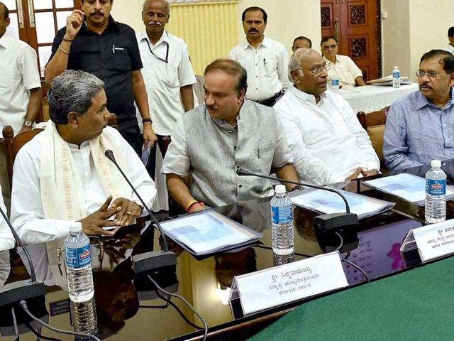 JDS leader H D Kumaraswamy said there was no question of dissonance on the issue and the government had been told to take care of the interests of the state farmers who had already received a “big blow” due to drought. (PTI) JDS leader H D Kumaraswamy said there was no question of dissonance on the issue and the government had been told to take care of the interests of the state farmers who had already received a “big blow” due to drought. (PTI)