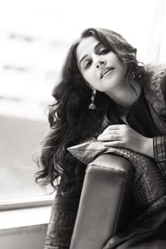 Photos shot exclusively for HT Brunch by Rohan Shrestha; Location courtesy: JW Marriott Mumbai Sahar; Black kurta and green block-printed jacket by Rick Roy; Earrings: Vidya’s own. (Rohan Shrestha) Photos shot exclusively for HT Brunch by Rohan Shrestha; Location courtesy: JW Marriott Mumbai Sahar; Black kurta and green block-printed jacket by Rick Roy; Earrings: Vidya’s own. (Rohan Shrestha)