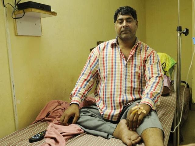 Satish Yadav, Sarfabad’s Chitragupta, has been maintaining births and deaths of villagers since 2009. (Burhaan Kinu/HT Photo) Satish Yadav, Sarfabad’s Chitragupta, has been maintaining births and deaths of villagers since 2009. (Burhaan Kinu/HT Photo)