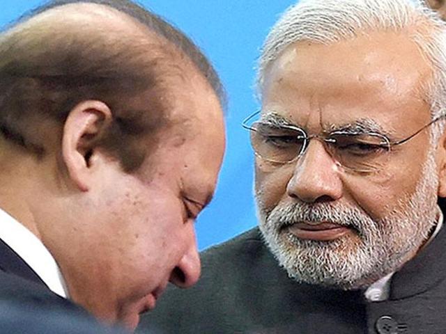 The war of words between India and Pakistan heated up after India said it would take up Pakistan’s offer of talks provided they focus on cross-border terrorism and not the unrest in Kashmir.(PTI File Photo)