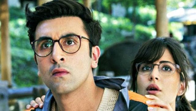 Ranbir and Katrina in a still from Jagga Jasoos. Ranbir and Katrina in a still from Jagga Jasoos.