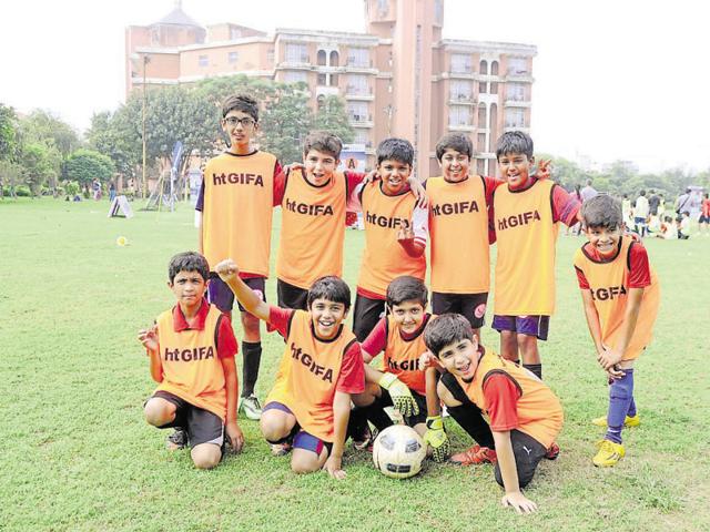 All team members in the age group of 10 to 13 years are training to polish their skills. (Abhinav Saha/HT Photo) All team members in the age group of 10 to 13 years are training to polish their skills. (Abhinav Saha/HT Photo)