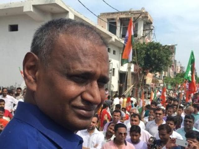 BJP’s Udit Raj kicked up a storm on Twitter after talking about athlete Usain Bolt’s diet.(Photo: Twitter)