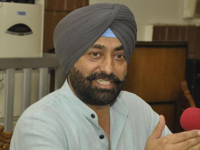 Aam Aadmi Party spokesperson Sukhpal Khaira(HT Photo)