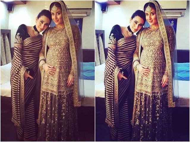 It’s fair to say that Kareena and her baby bump stole the LFW finale, but it was a special evening for sister Karisma too. The actress was seen cheering for and posing with Kareena. (Instagram) It’s fair to say that Kareena and her baby bump stole the LFW finale, but it was a special evening for sister Karisma too. The actress was seen cheering for and posing with Kareena. (Instagram)