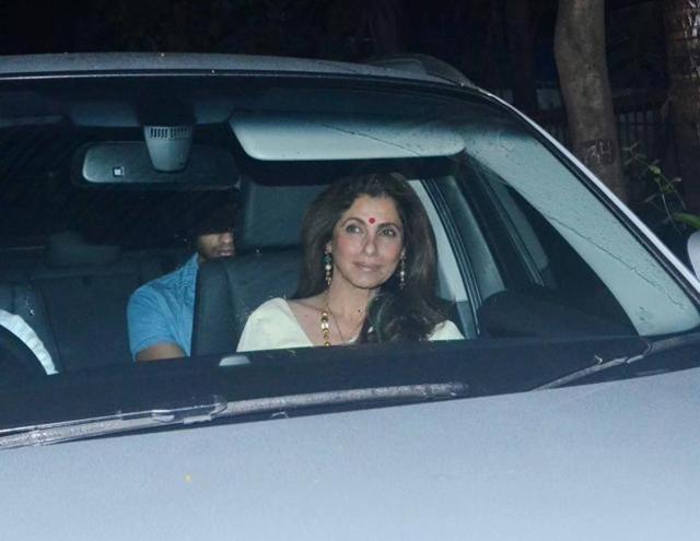 Dimple Kapadia at Akshay's party for Will Smith. (Yogen Shah) Dimple Kapadia at Akshay's party for Will Smith. (Yogen Shah)