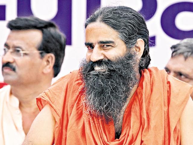 Baba Ramdev’s Patanjali Ayurved, after creating a flutter in the market for medicines and FMCG products, including biscuits and instant noodles, will now boost its Astha brand under the home worship category.(HT Archive)