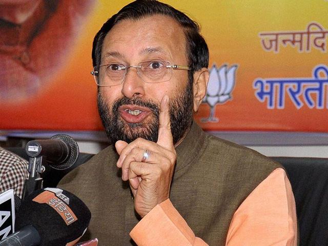 Prakash Javadekar’s record as environment minister scrutinised.(PTI file photo) Prakash Javadekar’s record as environment minister scrutinised.(PTI file photo)