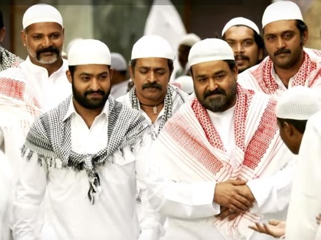 Janatha Garage stars Jr NTR, Mohanlal, Samantha Ruth Prabhu and Nithya Menen. Janatha Garage stars Jr NTR, Mohanlal, Samantha Ruth Prabhu and Nithya Menen.