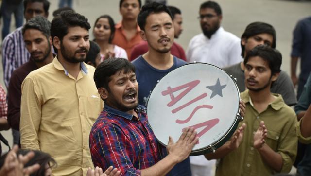 JNUSU president Kanhaiya Kumar (HT file photo) JNUSU president Kanhaiya Kumar (HT file photo)