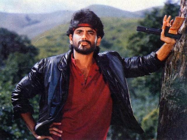 Throwback: Nagarjuna in a still from his film, Vikram. (IamNagarjuna/Facebook) Throwback: Nagarjuna in a still from his film, Vikram. (IamNagarjuna/Facebook)