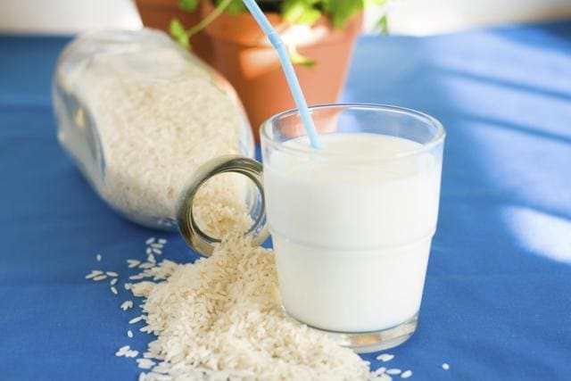 Rice Milk concept shot in warm natural light. (Getty Images)
