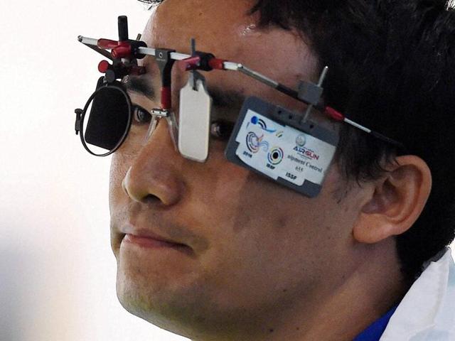 Jitu Rai finished eighth in the final of the 10m air pistol at Rio Olympics.(PTI) Jitu Rai finished eighth in the final of the 10m air pistol at Rio Olympics.(PTI)