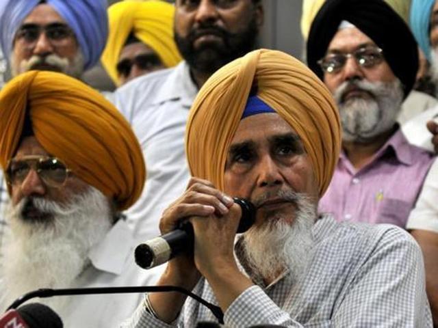 Aam Aadmi Party’s former state convener Sucha Singh Chhotepur(HT File Photo)