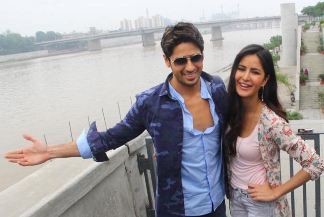 Katrina Kaif and Siddharth Malhotra at Sabarmati Riverfront Park to promote their upcoming film Baar Baar Dekho in Ahmedabad.2016. (Siddharaj Solanki/ Hindustan Times) Katrina Kaif and Siddharth Malhotra at Sabarmati Riverfront Park to promote their upcoming film Baar Baar Dekho in Ahmedabad.2016. (Siddharaj Solanki/ Hindustan Times)