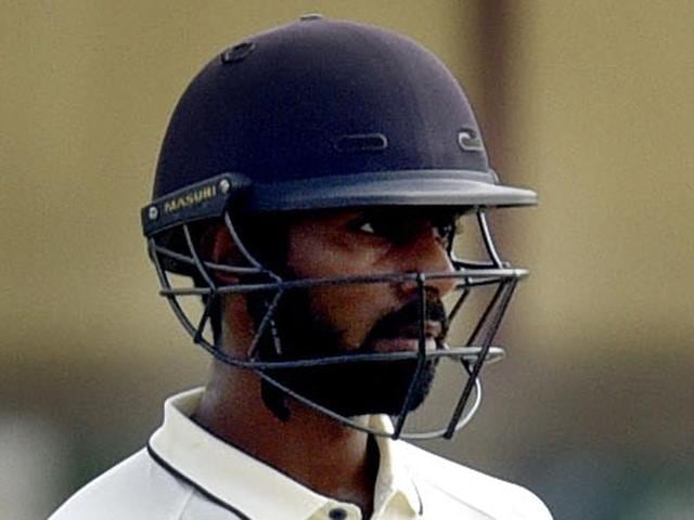 India Red opener Abhinav Mukund scored a century against India Green in the Duleep Trophy and won the Man of the Match award.(Hindustan Times) India Red opener Abhinav Mukund scored a century against India Green in the Duleep Trophy and won the Man of the Match award.(Hindustan Times)