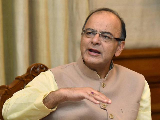 Finance minister Arun Jaitley addresses the media in Delhi on Tuesday. (PTI Photo) Finance minister Arun Jaitley addresses the media in Delhi on Tuesday. (PTI Photo)