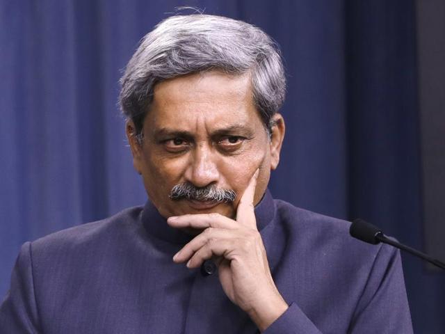Defence minister Manohar Parrikar during a joint news conference with US defense secretary Ash Carter at the Pentagon. (AP Photo) Defence minister Manohar Parrikar during a joint news conference with US defense secretary Ash Carter at the Pentagon. (AP Photo)