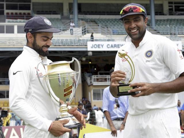 Kohli retained his top spot, while Ashwin’s performance in the second match of the West Indies T20 series helped him return to the top five. (AP) Kohli retained his top spot, while Ashwin’s performance in the second match of the West Indies T20 series helped him return to the top five. (AP)