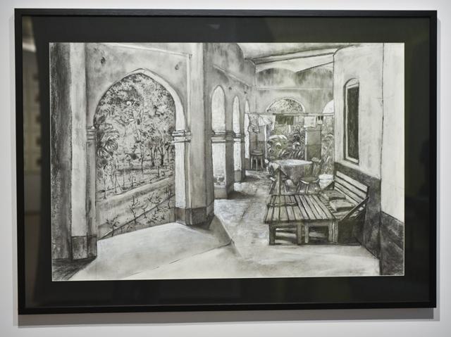Artwork by Nikhil Chopra (Photo: Aalok Soni/HT)
