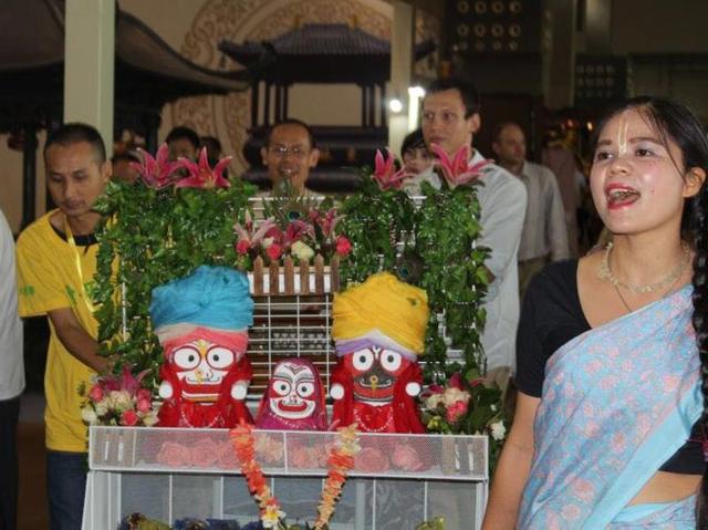 Last week, a large number of devotees celebrated Krishna Janmashtami, the day that marks his birth, across China.(HT/Sutirtho Patranobis) Last week, a large number of devotees celebrated Krishna Janmashtami, the day that marks his birth, across China.(HT/Sutirtho Patranobis)