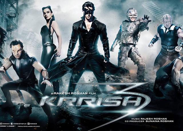 Bollywood superhero film Krrish 3 was a huge box office success.