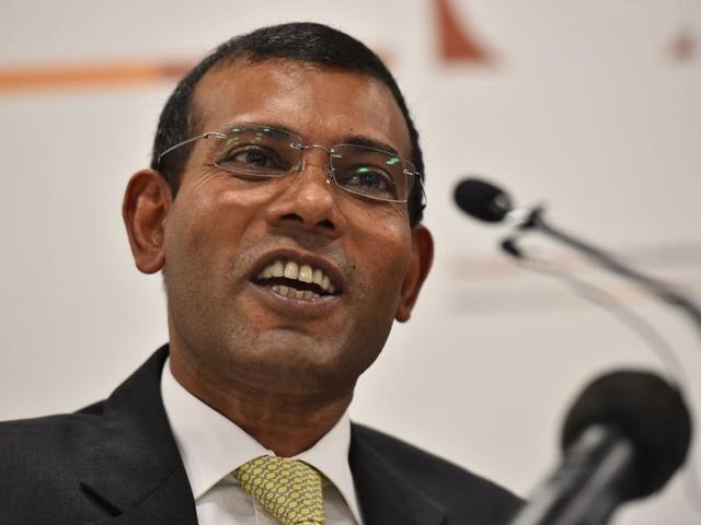 Former Maldives president Mohamed Nasheed was sentenced to prison in March 2015 after being convicted on a charge of terrorism for having a judge arrested during his time as president. (AFP) Former Maldives president Mohamed Nasheed was sentenced to prison in March 2015 after being convicted on a charge of terrorism for having a judge arrested during his time as president. (AFP)