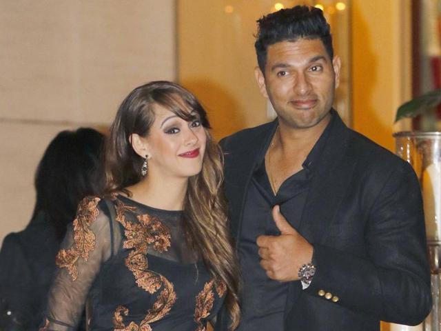 Yuvraj Singh got engaged to Hazel Keech in Bali in November last year.(HT file photo)