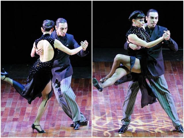 It is hugely influenced by African and European cultures. Simone Facchini and Gioia Abballe of Italy perform to get the fourth place. (AFP )