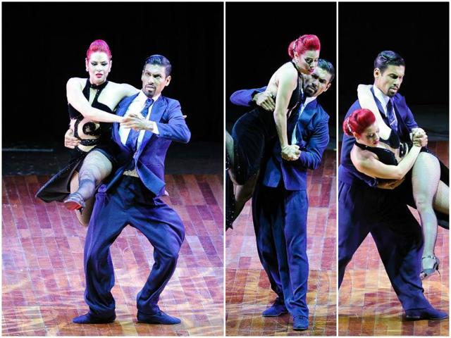 It originated in 1880s. Andres Urban and Estefania Arango of Colombia perform to get the third place in the competition final. (AFP )