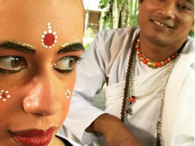 “They turned me into Sita!” (Instagram)