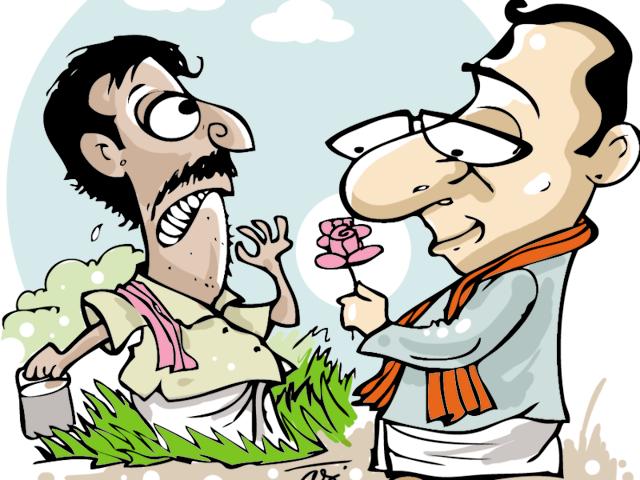 The BDOs have been asked to patrol their jurisdictions in the wee hours of the morning with an entourage of their video camera-wielding staff and film open defecators for their identification and felicitation.(Illustration: Abhimanyu Sinha)