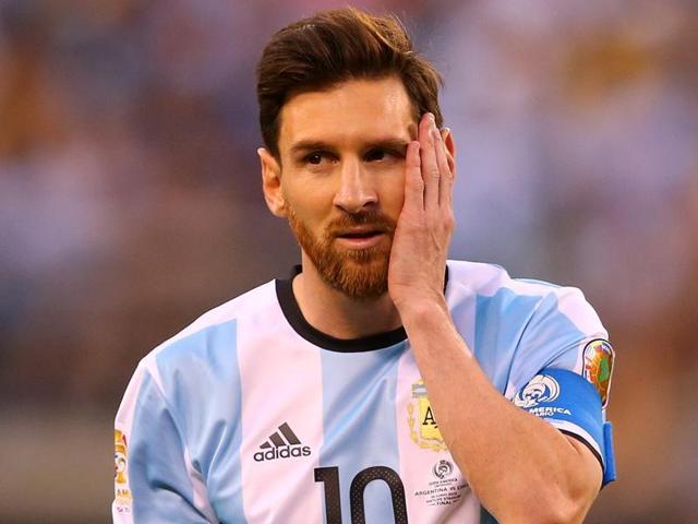 Messi’s fourth loss in a major final with Argentina prompted him to announce the end of his international career. (AFP) Messi’s fourth loss in a major final with Argentina prompted him to announce the end of his international career. (AFP)