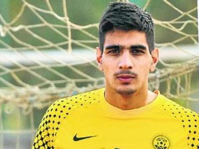 Goalkeeper Gurpreet Singh Sandhu feels playing in Europe will benefit him and Indian football.(HT Photo) Goalkeeper Gurpreet Singh Sandhu feels playing in Europe will benefit him and Indian football.(HT Photo)