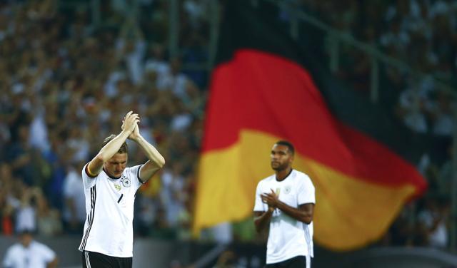 There was another standing ovation when Schweinsteiger came off for Julian Weigl in the second half. (Reuters Photo)