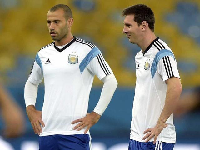 Javier Mascherano has said it would be a sin for Argentinians to be deprived of watching Messi play for country. (AFP Photo) Javier Mascherano has said it would be a sin for Argentinians to be deprived of watching Messi play for country. (AFP Photo)