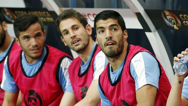 After the frustration of sitting out injured and watching Uruguay crash out of the Copa America, Luis Suarez will be back in action for his country. (AP) After the frustration of sitting out injured and watching Uruguay crash out of the Copa America, Luis Suarez will be back in action for his country. (AP)